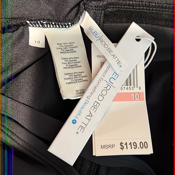 Bleu Rod Beattie High Neck Keyhole One Piece - Picture 13 of 16